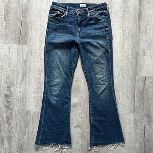 MOTHER ‘The Weekender Fray’ Classic Blue Jeans